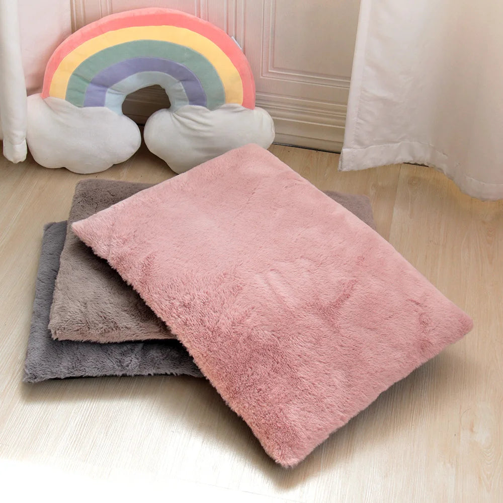Thick Dog Sleeping Mat Warm Winter Pet Bed Mattress Puppy Cat Sofa Blanket For Small Large Dogs Cats Kennel Washable