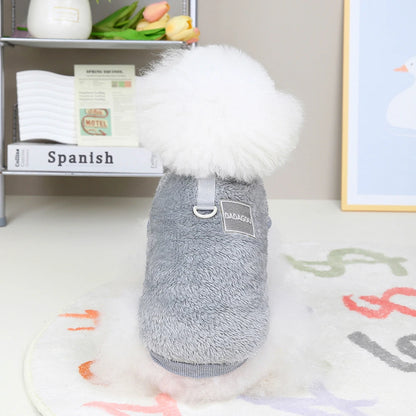 Warm Fur Dog Clothes Puppy Dogs Winter  Clothes Pet Clothing Soft Fleece Small Dogs Outfit Sweater Jacket Coat Chihuahua Yorkie