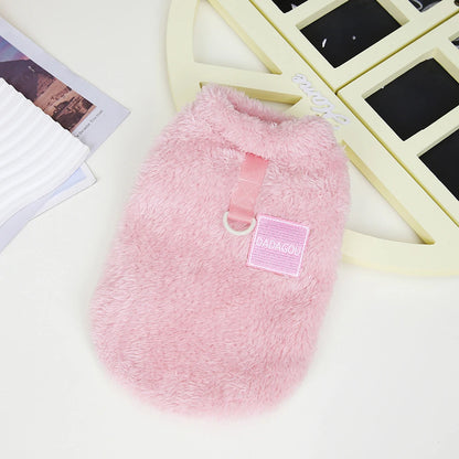 Warm Fur Dog Clothes Puppy Dogs Winter  Clothes Pet Clothing Soft Fleece Small Dogs Outfit Sweater Jacket Coat Chihuahua Yorkie