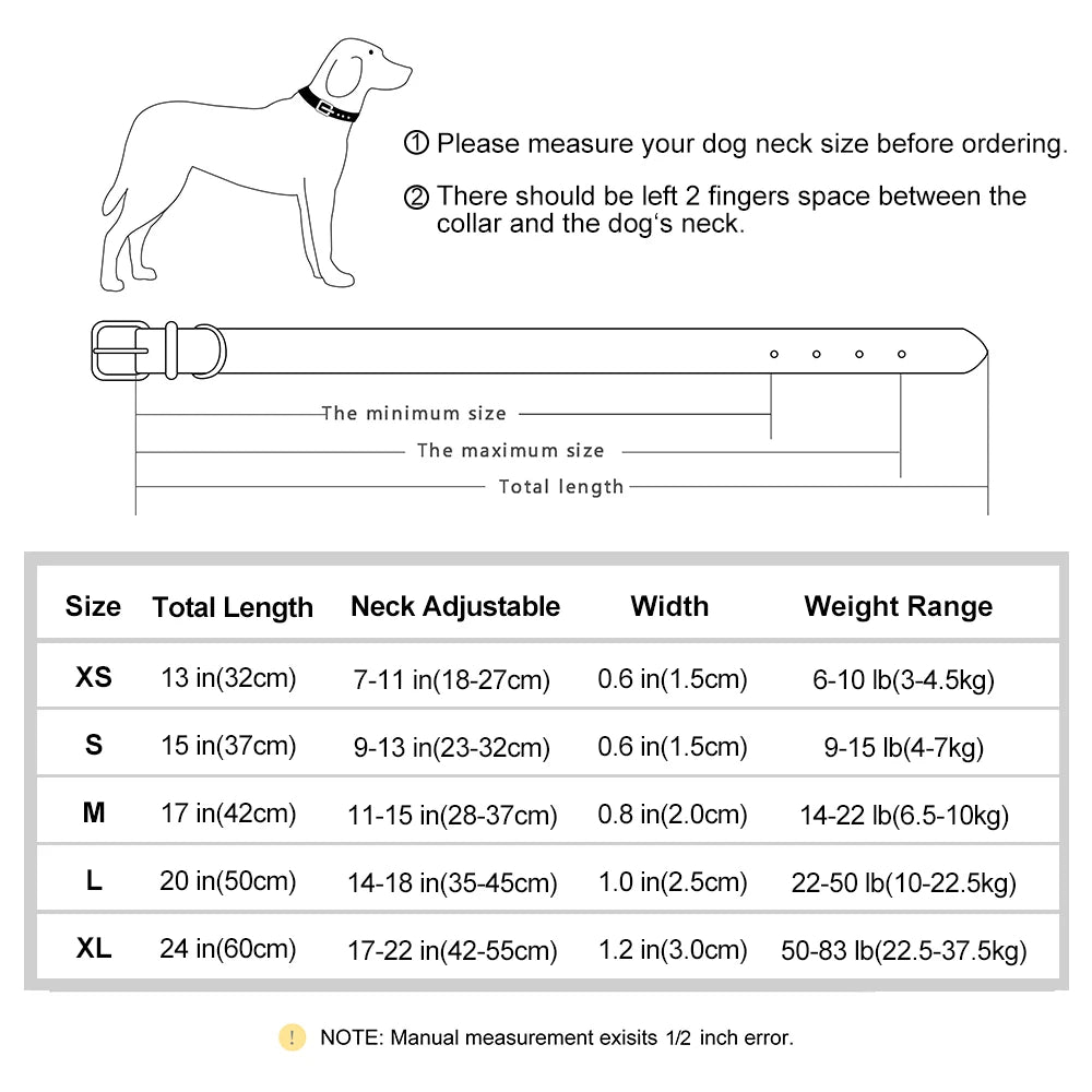 Personalized Dog Collar Leash Custom PU Leather Dog Tag Collars Free Engraved Nameplate For Small Medium Large Dogs Pitbull