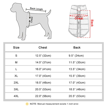 Warm Cotton Dog Vest Clothes Chihuahua Pug Pet Clothing Autumn Winter Dogs Jacket Coat Outfit For Small Medium Dogs Cats Pug
