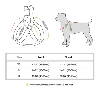 Mesh Nylon Dog Harness Puppy Cat Harness Vest Adjustable Walking Vests For Small Medium Dogs Chihuahua Pitubull Yorkshire