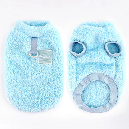 Warm Fur Dog Clothes Puppy Dogs Winter  Clothes Pet Clothing Soft Fleece Small Dogs Outfit Sweater Jacket Coat Chihuahua Yorkie