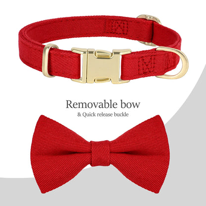 Small Dog Collar Harness Leash Set Cute Dog Collars With Bowknot Adjustable Pet Harnesses Vest for Small Medium Dogs Chihuahua