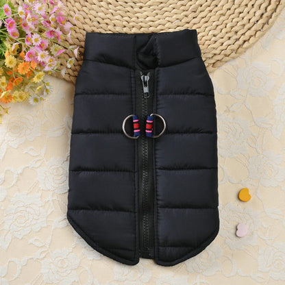 Warm Cotton Dog Vest Clothes Chihuahua Pug Pet Clothing Autumn Winter Dogs Jacket Coat Outfit For Small Medium Dogs Cats Pug