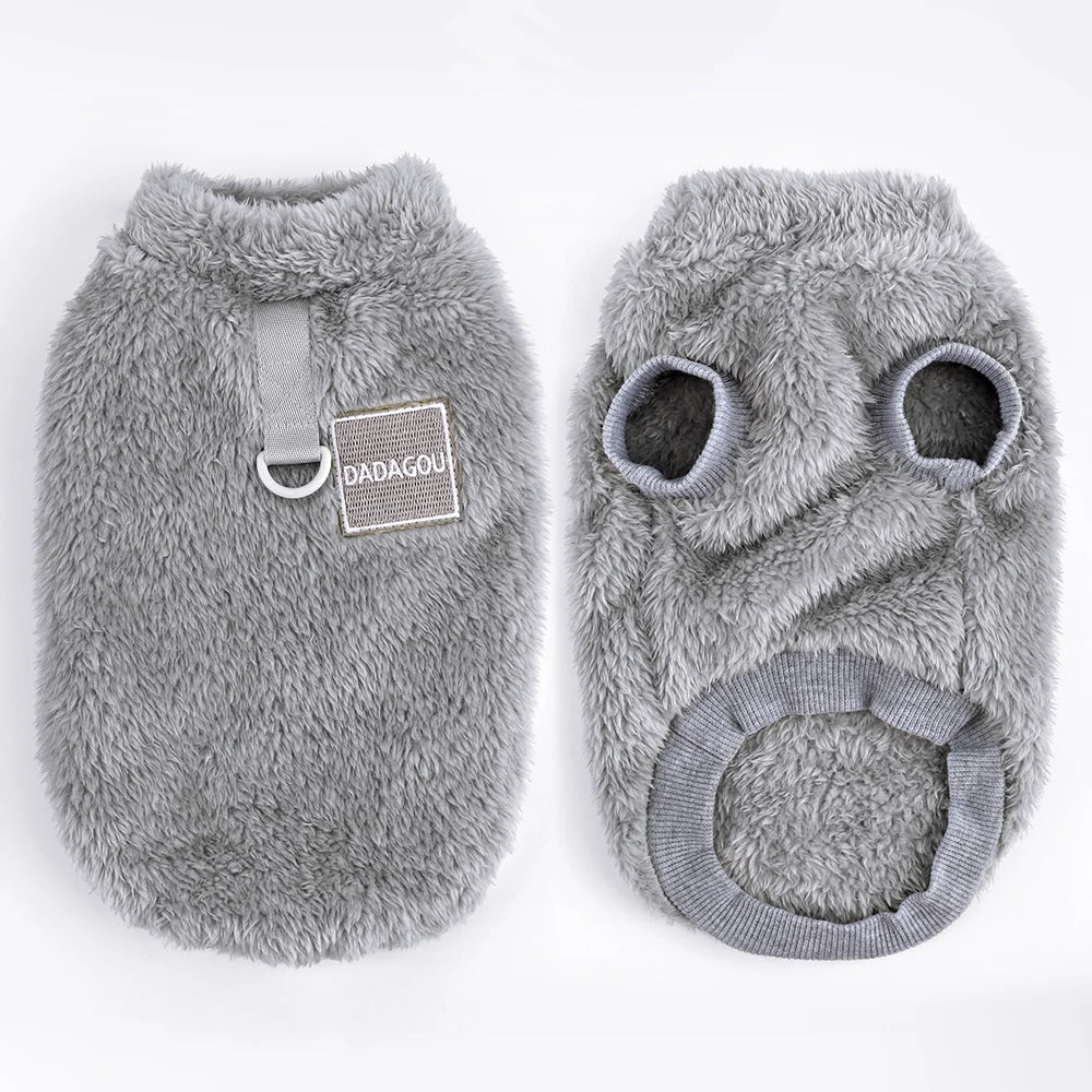 Warm Fur Dog Clothes Puppy Dogs Winter  Clothes Pet Clothing Soft Fleece Small Dogs Outfit Sweater Jacket Coat Chihuahua Yorkie