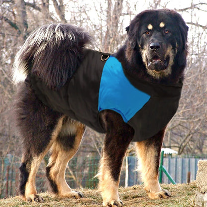 Large Dog Clothes For French Bulldog Winter Pet Clothes Coat Ropa Perro Golden Retriever Labrador Dog Clothing Jacket 2XL-7XL