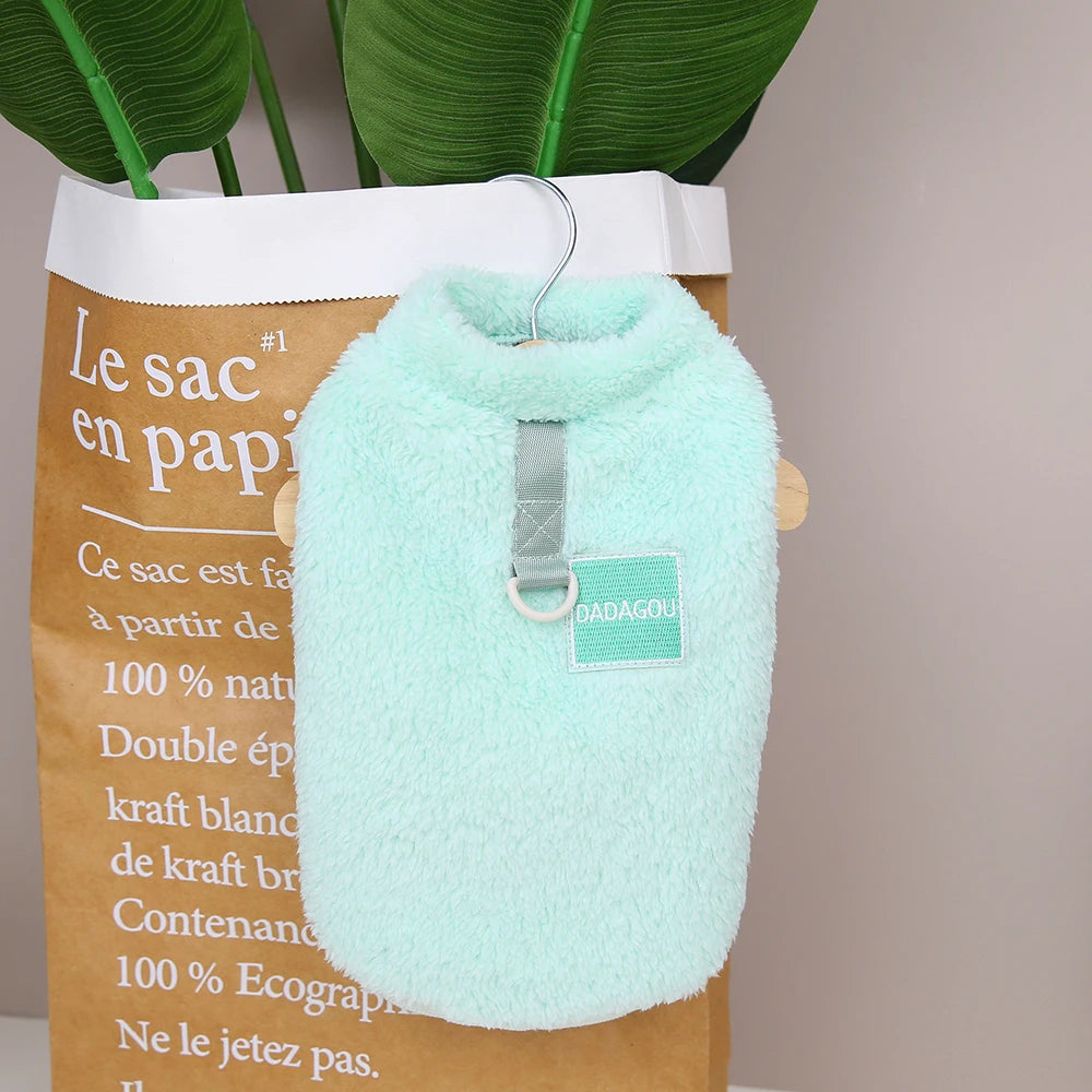 Warm Fur Dog Clothes Puppy Dogs Winter  Clothes Pet Clothing Soft Fleece Small Dogs Outfit Sweater Jacket Coat Chihuahua Yorkie