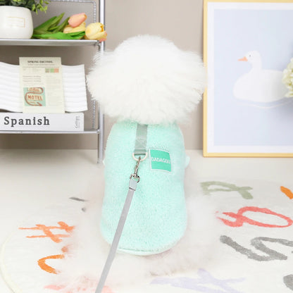 Warm Fur Dog Clothes Puppy Dogs Winter  Clothes Pet Clothing Soft Fleece Small Dogs Outfit Sweater Jacket Coat Chihuahua Yorkie