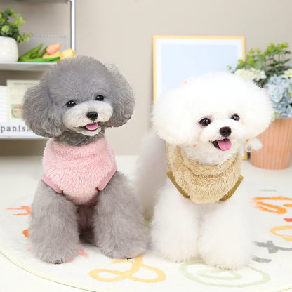 Warm Fur Dog Clothes Puppy Dogs Winter  Clothes Pet Clothing Soft Fleece Small Dogs Outfit Sweater Jacket Coat Chihuahua Yorkie