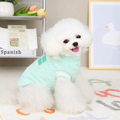 Warm Fur Dog Clothes Puppy Dogs Winter  Clothes Pet Clothing Soft Fleece Small Dogs Outfit Sweater Jacket Coat Chihuahua Yorkie