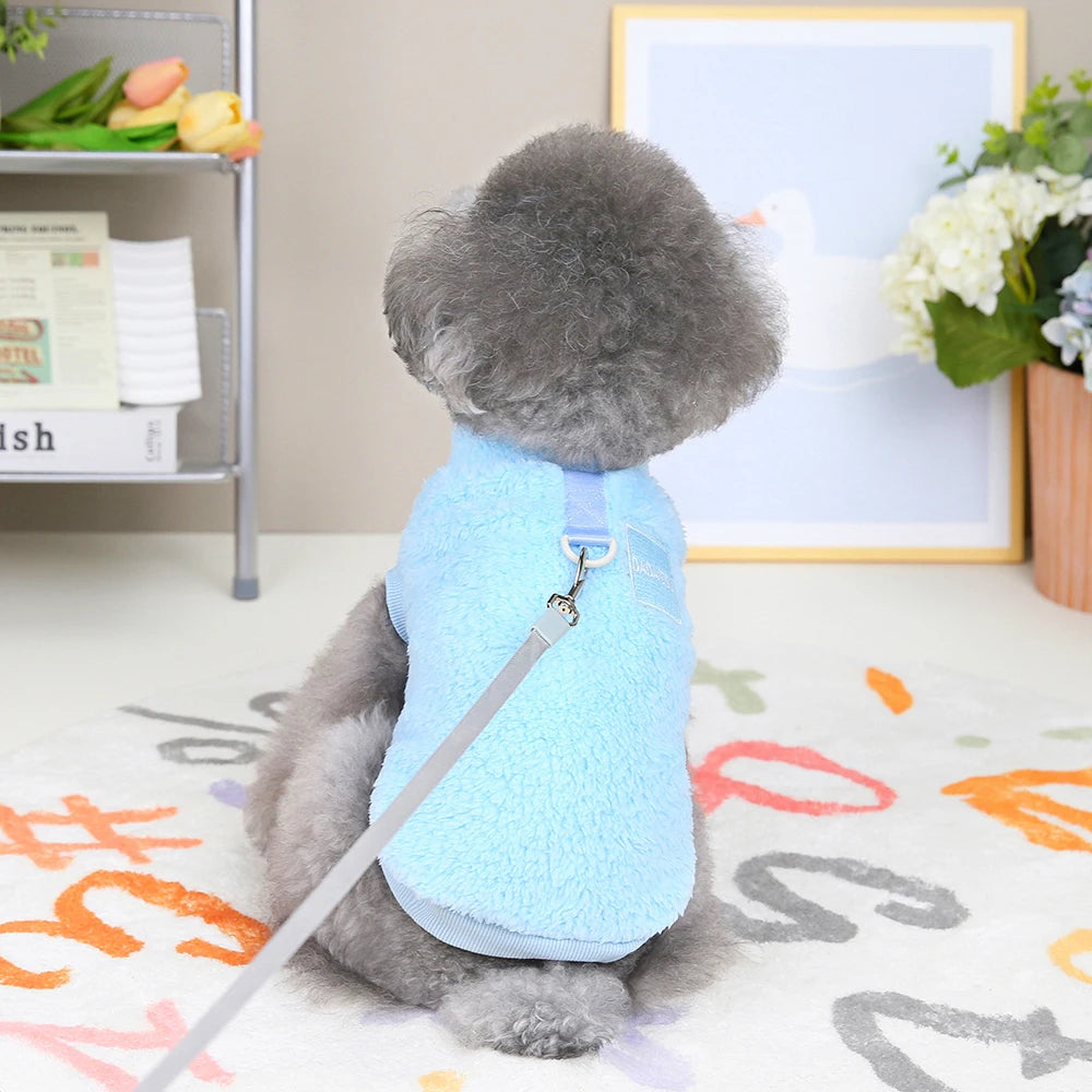 Warm Fur Dog Clothes Puppy Dogs Winter  Clothes Pet Clothing Soft Fleece Small Dogs Outfit Sweater Jacket Coat Chihuahua Yorkie